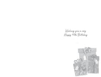 40th Presents Birthday Card - House of Cards