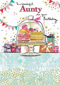 Aunty Birthday Card - House of Cards