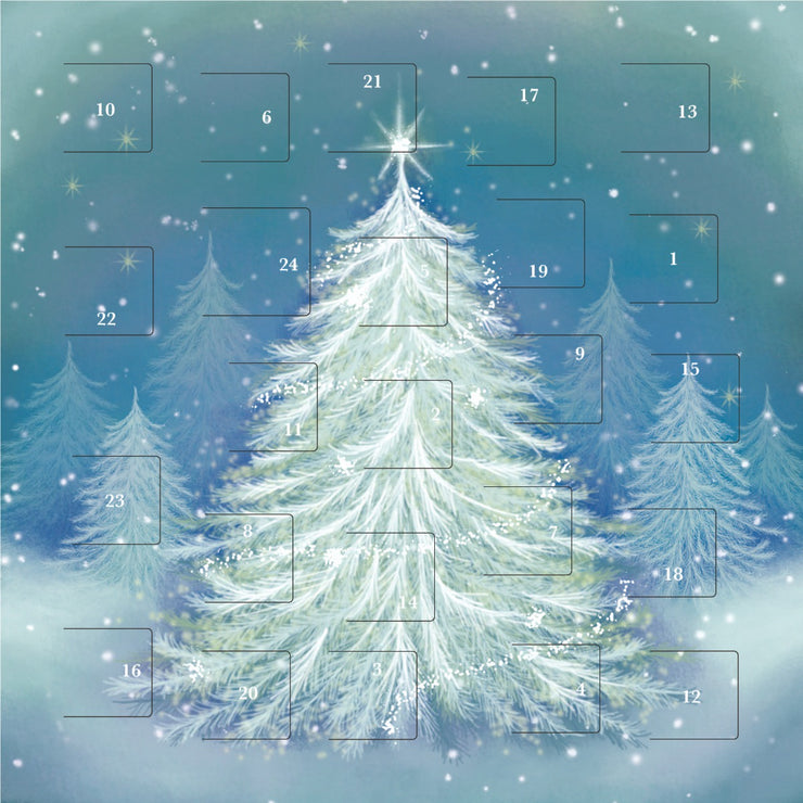 Wintery Christmas Trees Advent Calendar
