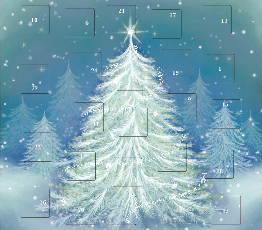 Wintery Christmas Trees Advent Calendar
