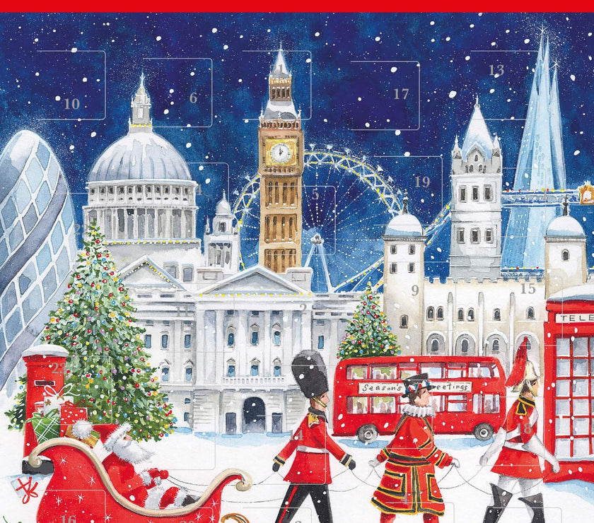 London Scene Advent Calendar Card
