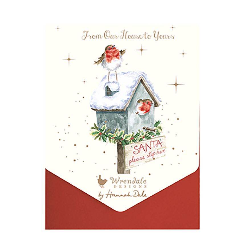 Stop Here Christmas Cards - House of Cards