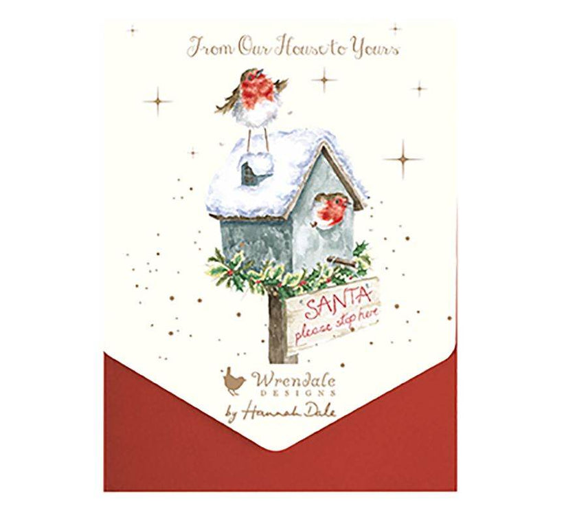 Stop Here Christmas Cards - House of Cards