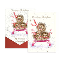 Hedgehogs Christmas Cards
