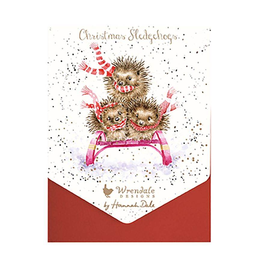 Hedgehogs Christmas Cards - House of Cards