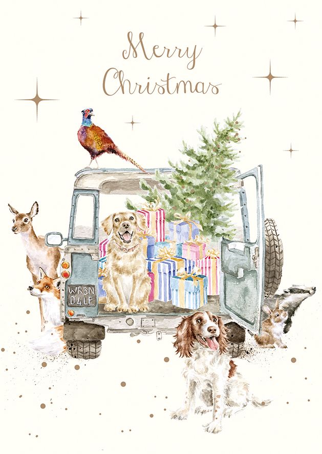Driving Home Christmas Cards