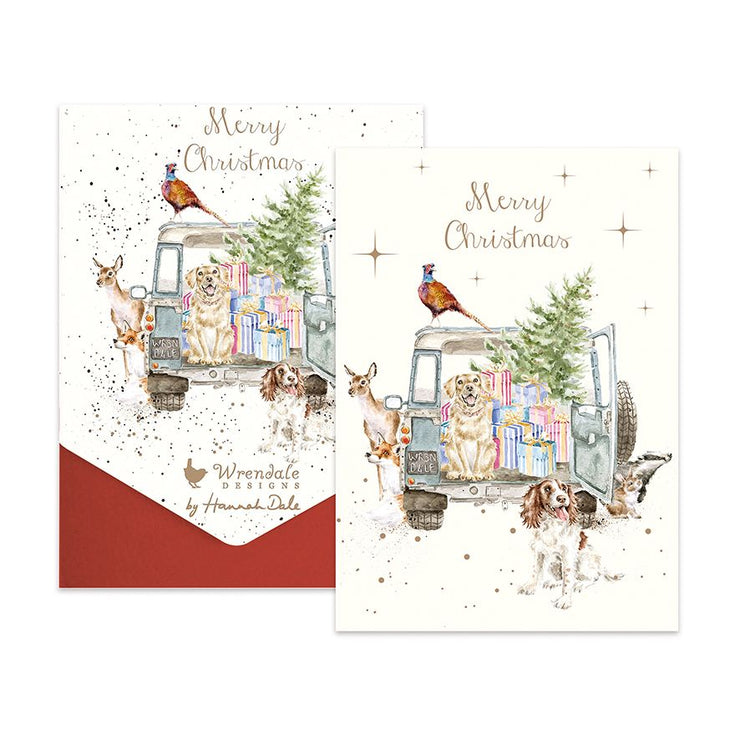 Driving Home Christmas Cards