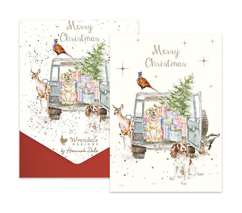 Driving Home Christmas Cards