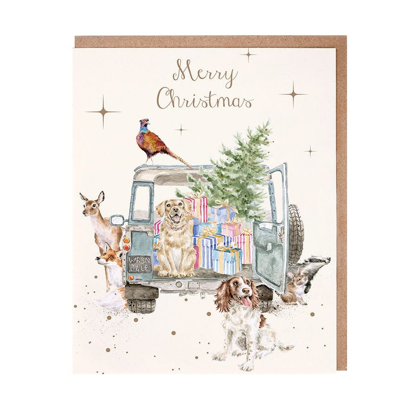 Driving Home Christmas Cards