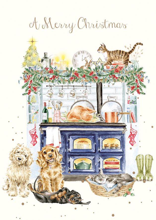 Country Kitchen Christmas Cards - House of Cards