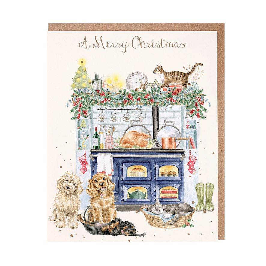 Country Kitchen Christmas Cards - House of Cards