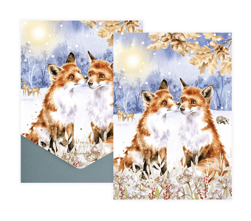Fox Footprints Christmas Cards