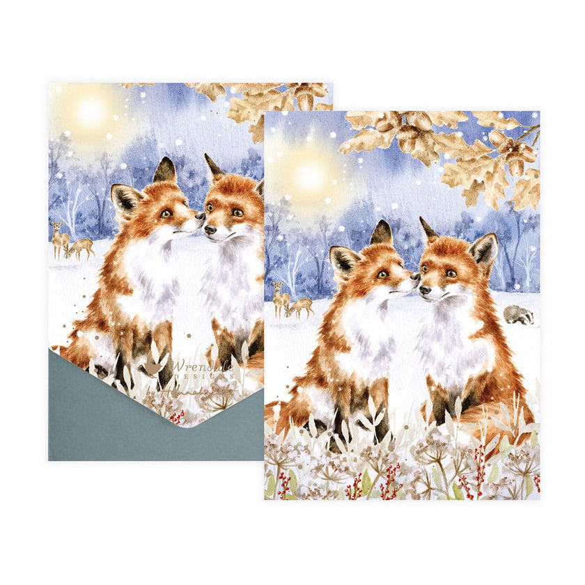 Fox Footprints Christmas Cards