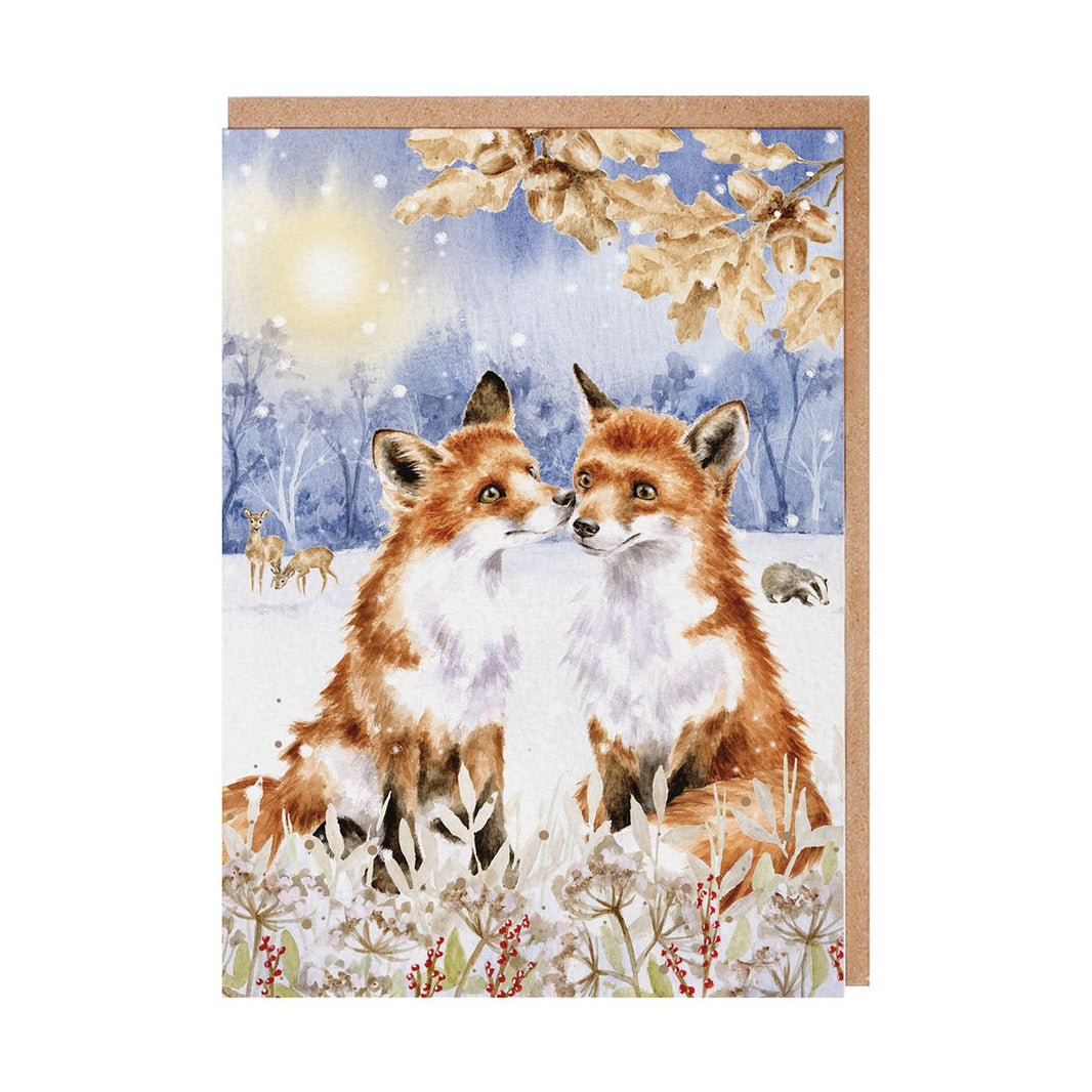Fox Footprints Christmas Cards