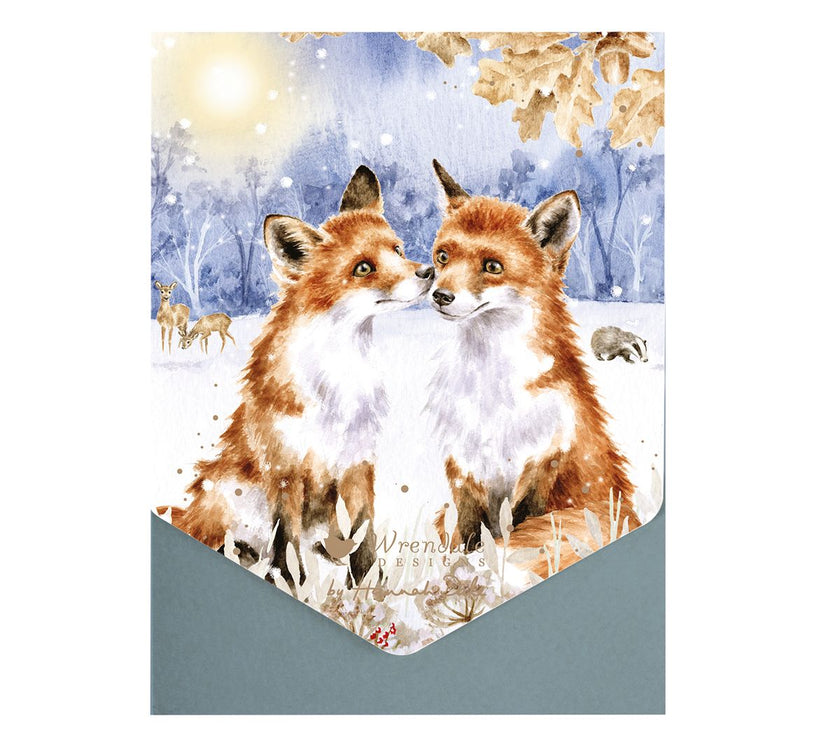 Fox Footprints Christmas Cards