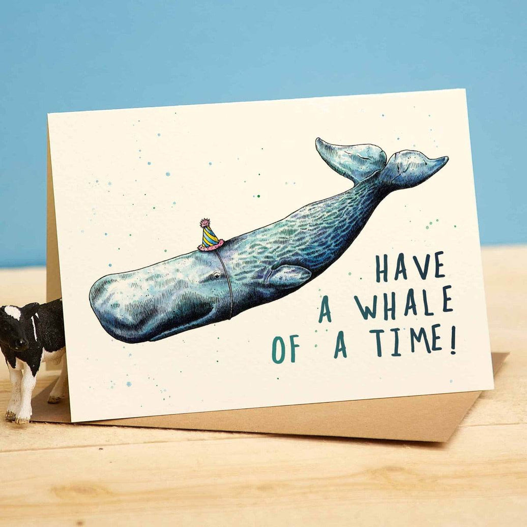Whale Birthday Card - House of Cards