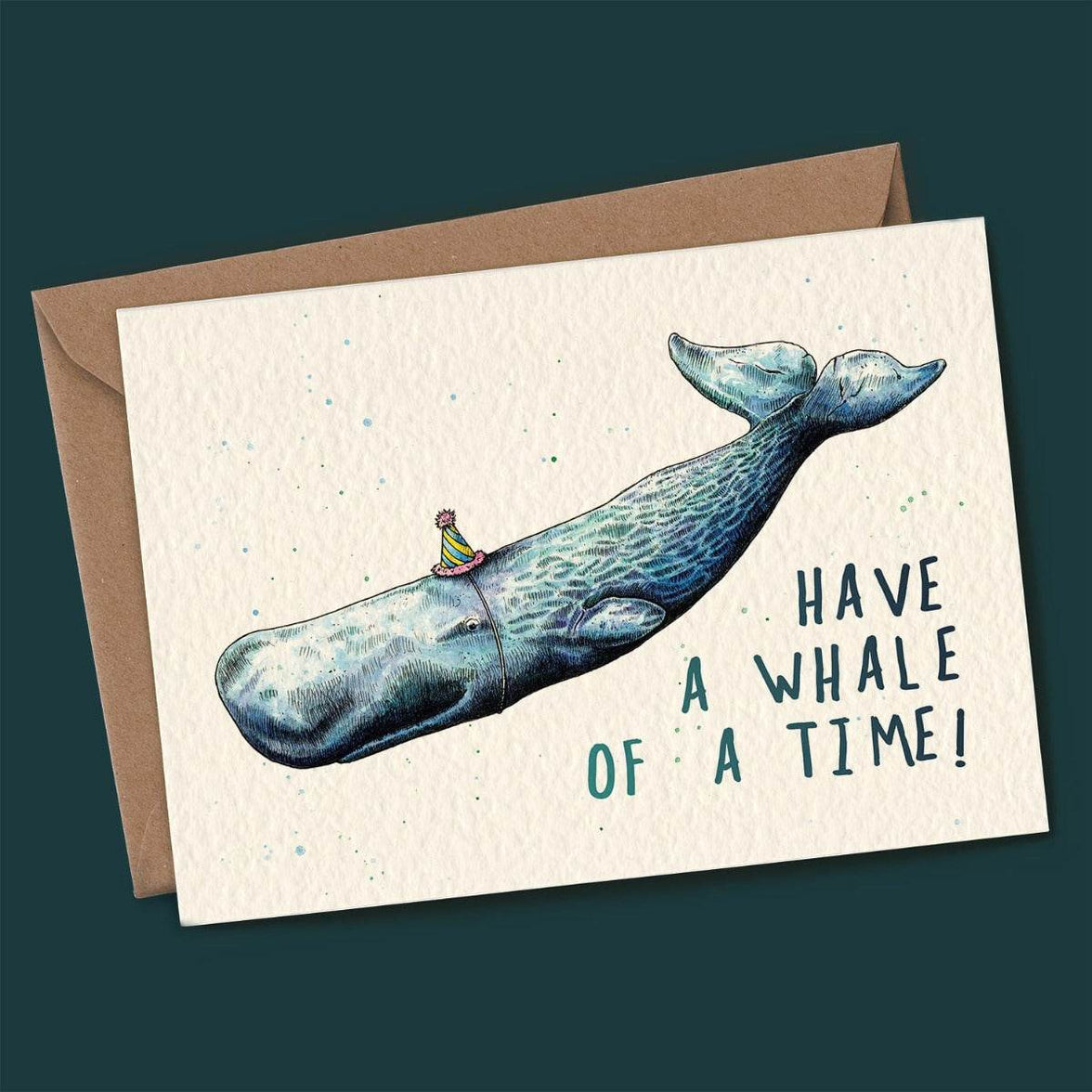 Whale Birthday Card - House of Cards