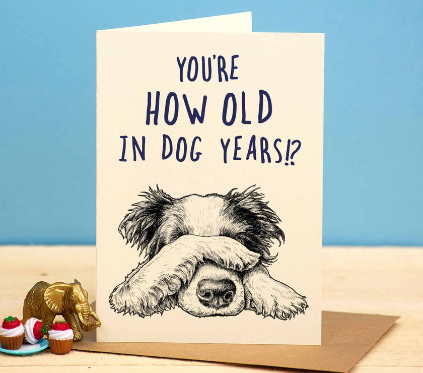 Dog Years Birthday Card