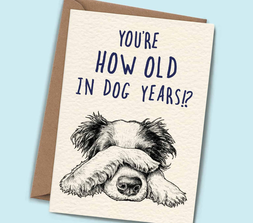 Dog Years Birthday Card