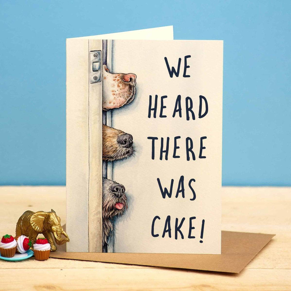 Dog Noses Birthday Card - House of Cards