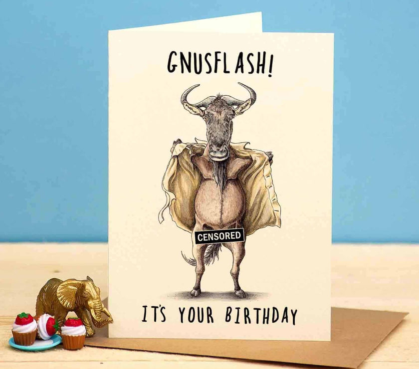 Gnusflash Birthday Card
