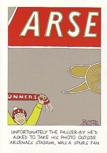 Arsenal Supporter Greeting Card - House of Cards