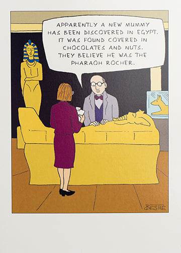 Pharaoh Rocher Greeting Card - House of Cards