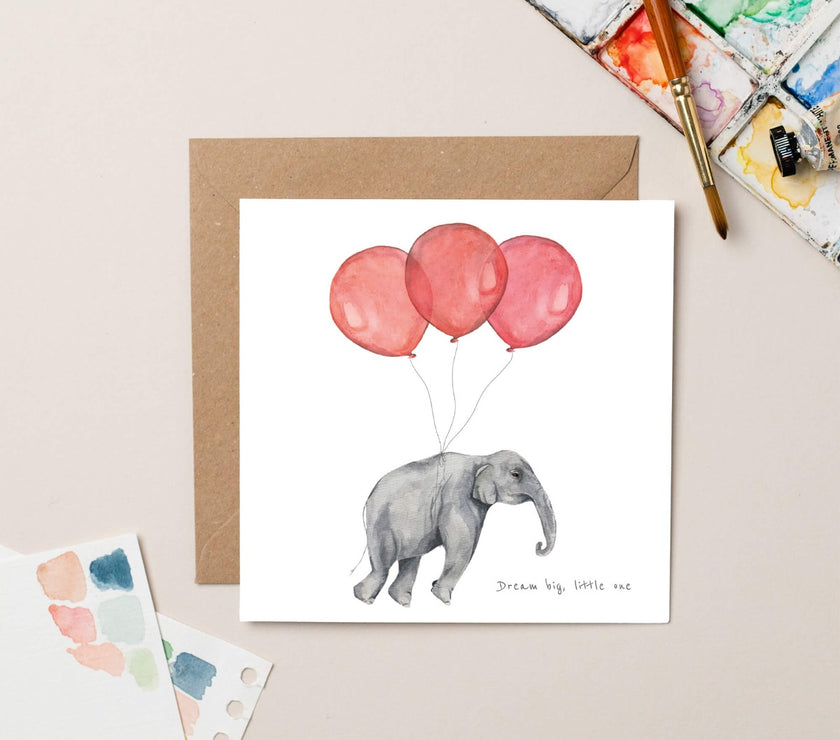 New Baby Elephant Card