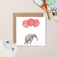 New Baby Elephant Card