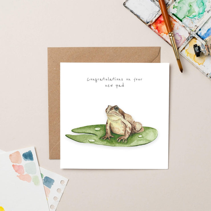 New Home Frog Card