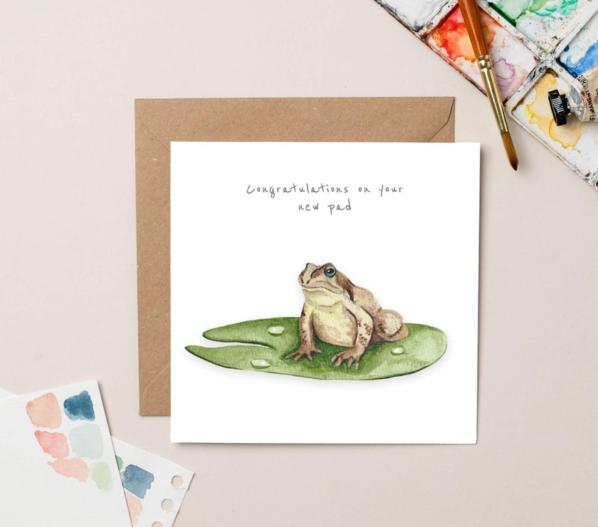 New Home Frog Card