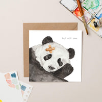 Get Well Panda Card