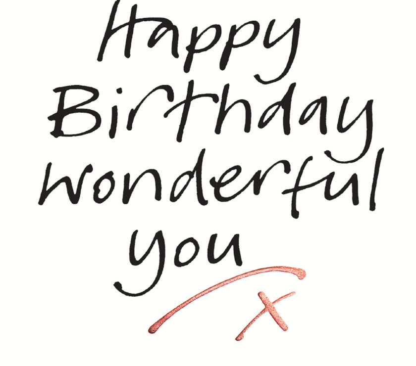 Wonderful You Birthday Card