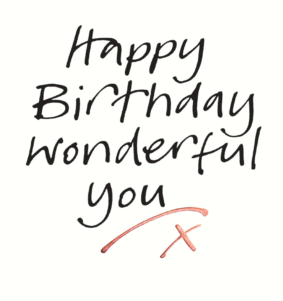 Wonderful You Birthday Card