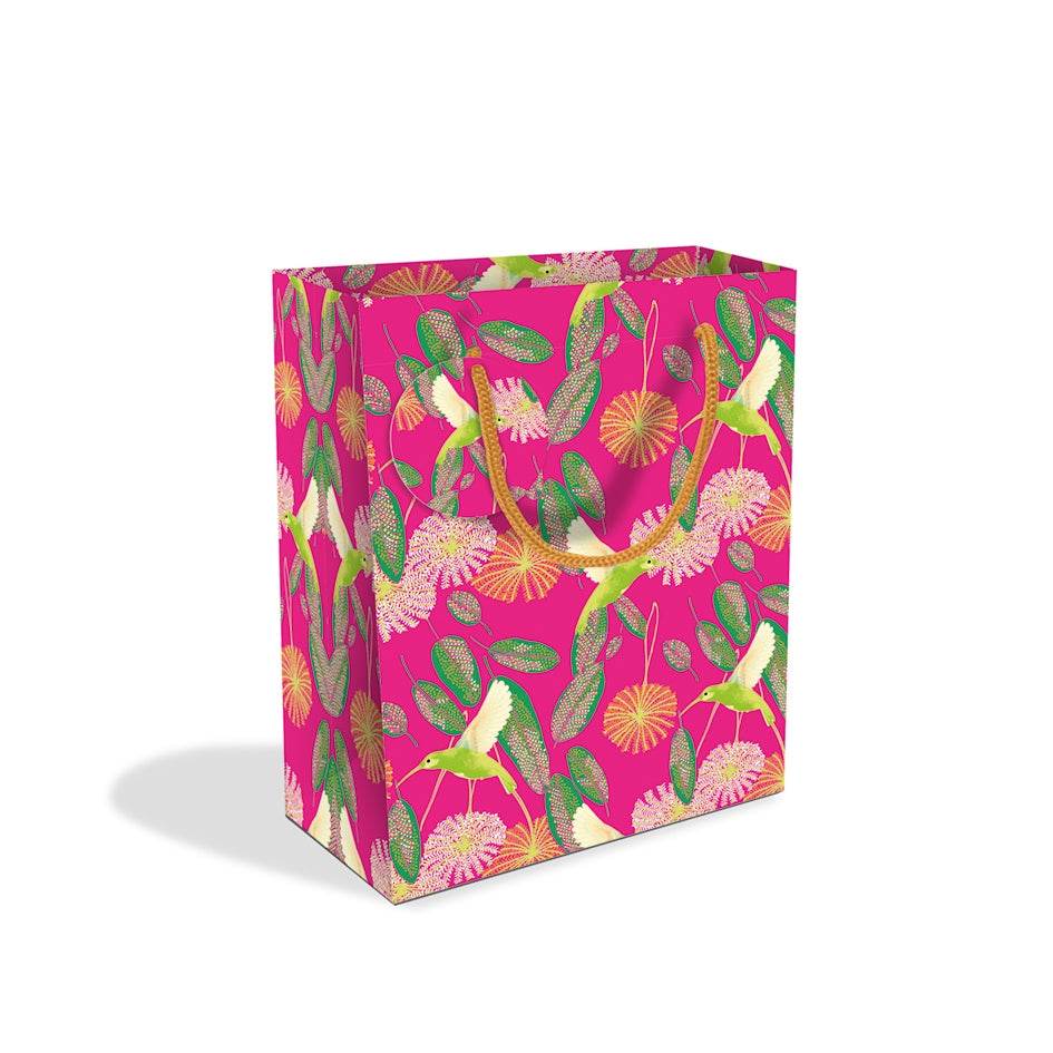 Hummingbirds Medium Gift Bag - House of Cards