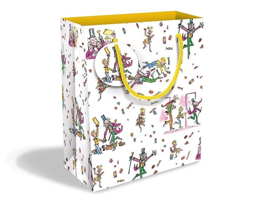 Charlie and the Chocolate Factory Medium Gift Bag - House of Cards
