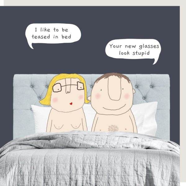 Stupid Glasses Greeting Card - House of Cards