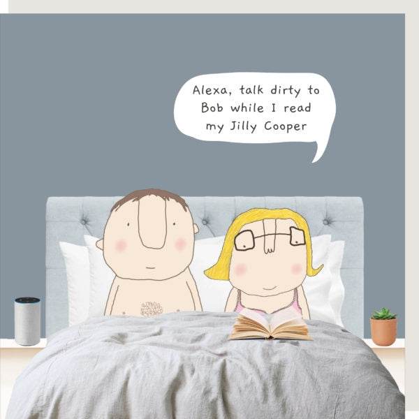 Alexa Talk Dirty Greeting Card - House of Cards