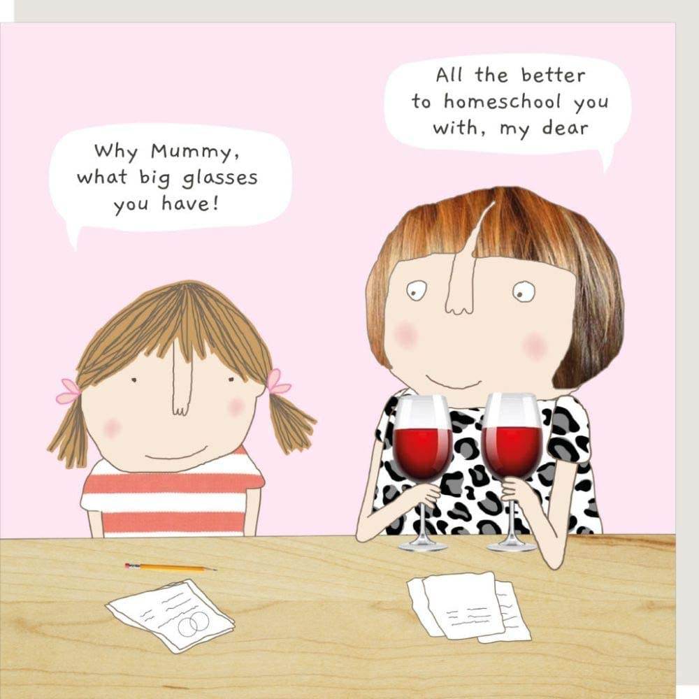 Home School Greeting Card - House of Cards