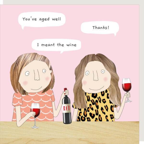 Aged Well Birthday Card - House of Cards