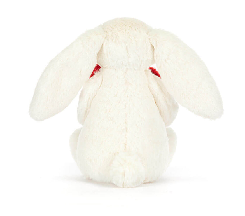 Bashful Bunny with Red Love Heart