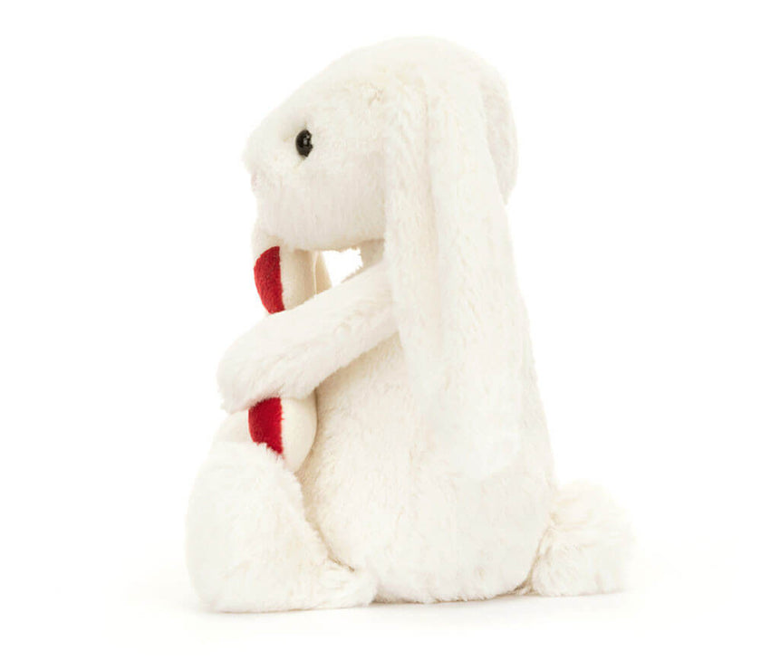 Bashful Bunny with Candy Cane