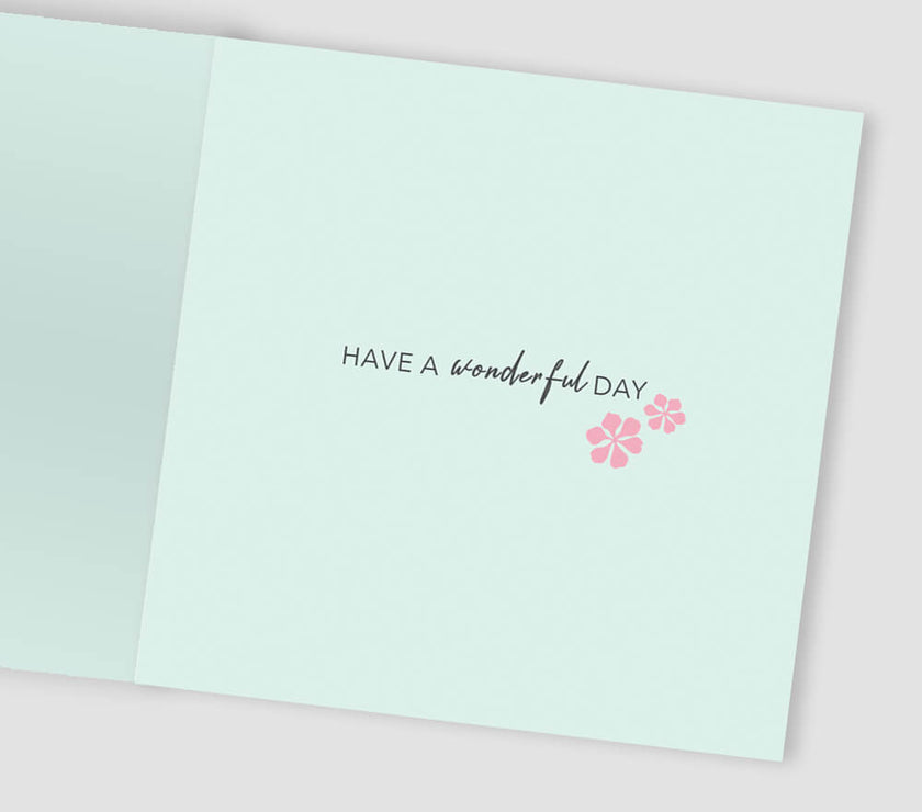 Flower Bouquet Birthday Card