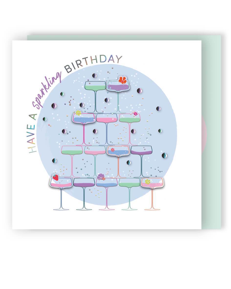 Bubbles Birthday Card - House of Cards