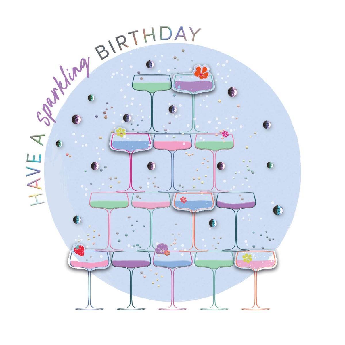 Bubbles Birthday Card - House of Cards