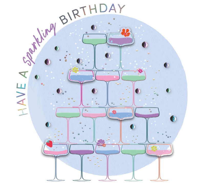 Bubbles Birthday Card