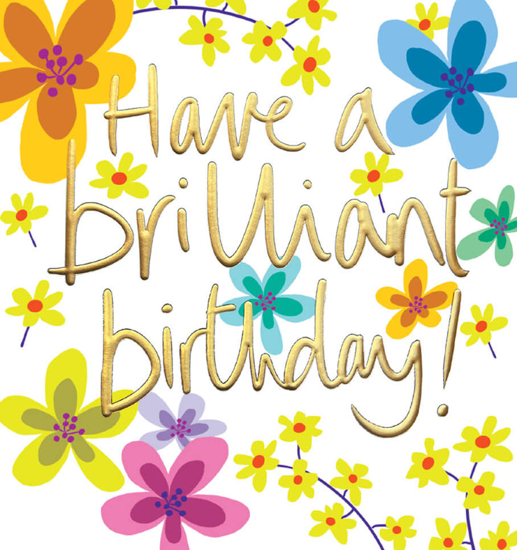 Brilliant Birthday Card