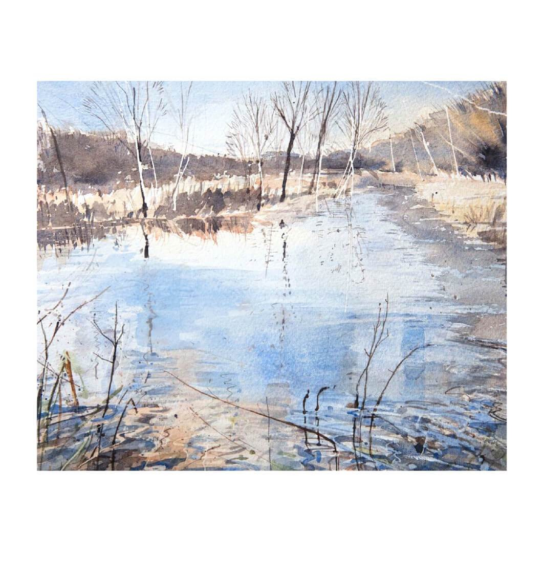 River Birthday Card - House of Cards