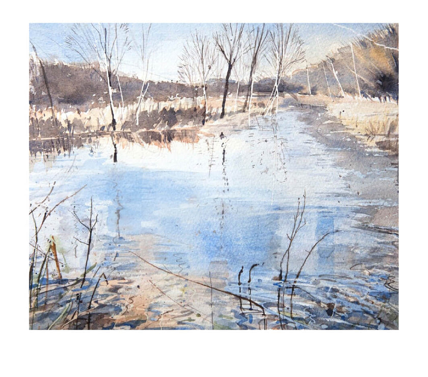 River Birthday Card