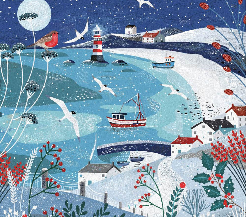 5 Coastal Christmas Cards - House of Cards